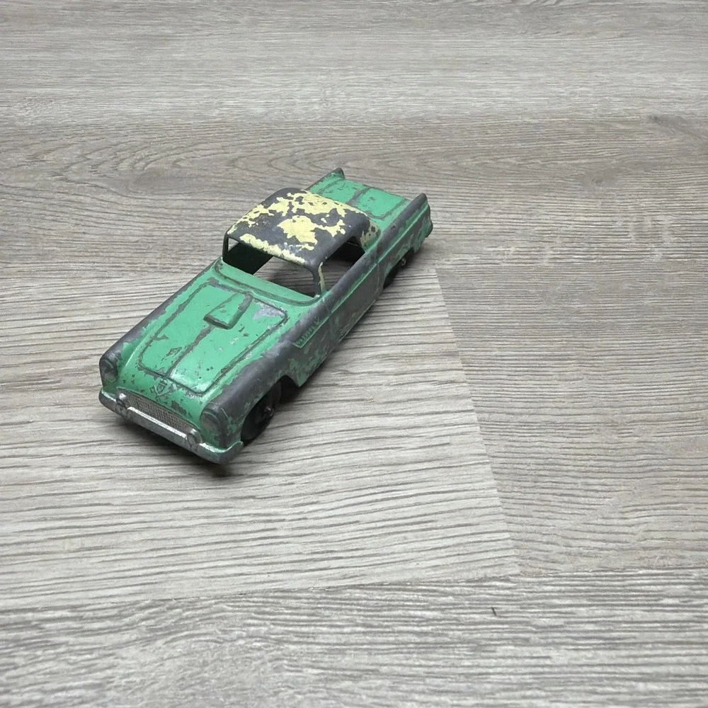 VTG 1950s Green Midgetoy Diecast Metal Car Rockford Ill&Tootsietoy Thunderbird